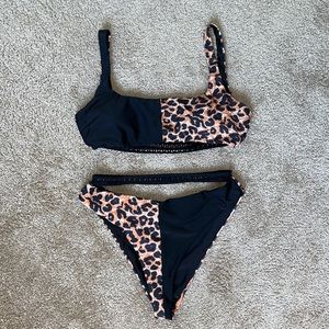 Shein Cheetah Print Bikini